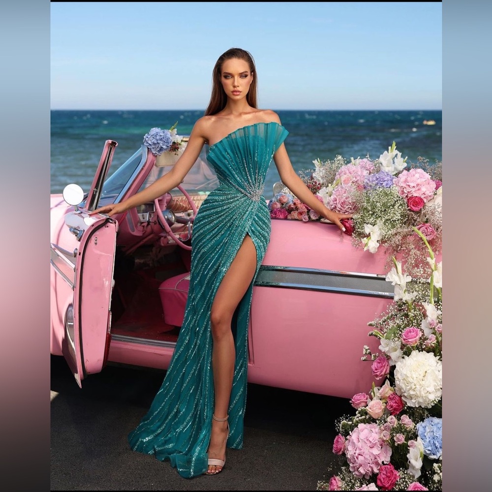 Catwalk couture gown